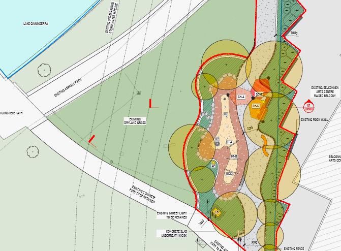 Zoomed decorative image of Emu Inlet design