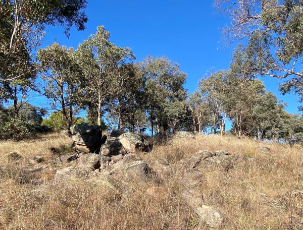 Existing rocks at Umbagong will be similar to those used for the bridge abutments