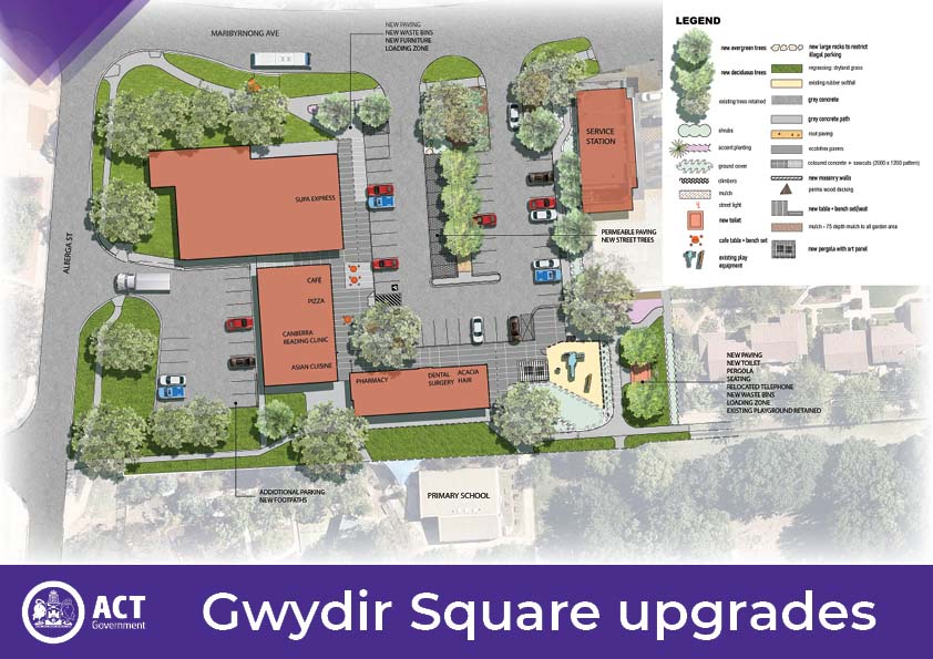 Final design of Gwydir Square upgrades