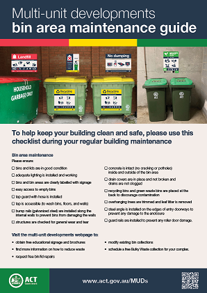 NoWaste bin area maintenance guide
