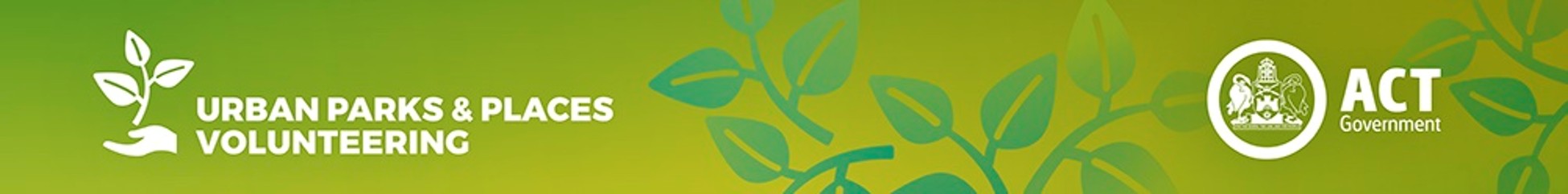 Logo for Urban Parks and Places and ACT Government.