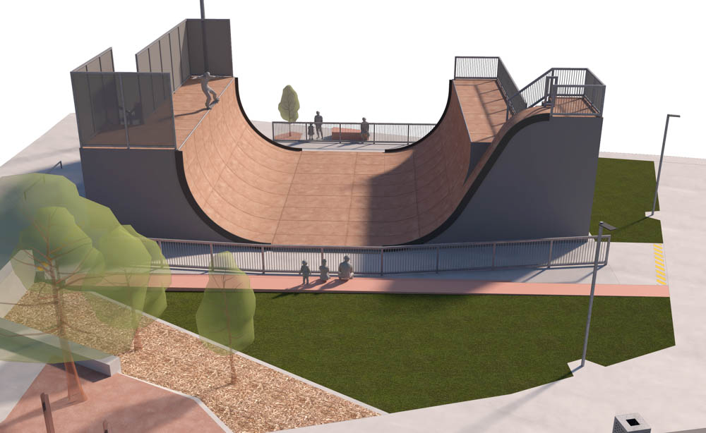 Half Pipe Skate Park , Skate Ramp or half pipe in your garden – BOVS